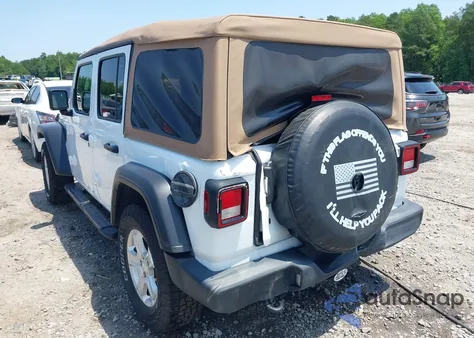 2019 Jeep Wrangler Unlimited Sport S 4X4 z USA, uszkodzony, nr VIN 1C4HJXDN2KW508341
